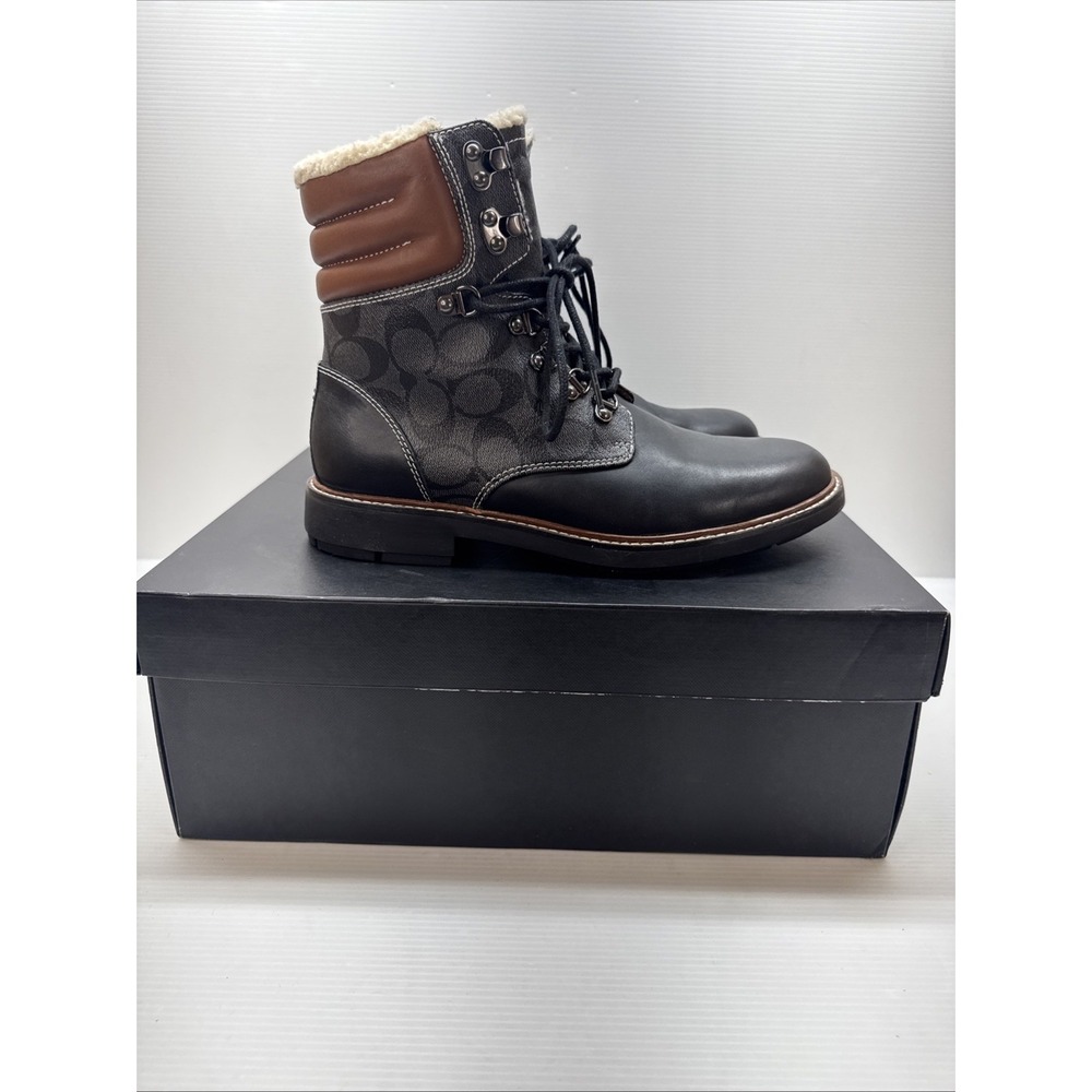 Coach FG2995 SIG SHER SHIRT HIKER BOOTS Size 9